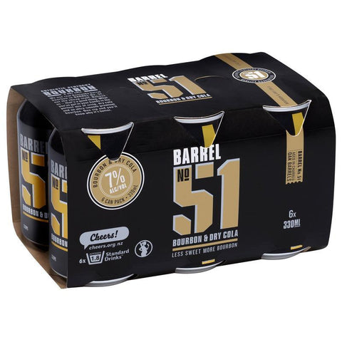 Barrel 51 7% 6x330ml Cans