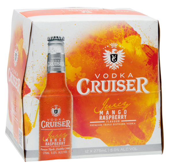 Cruiser Mango Raspberry Can Zero Sugar Mango Raspberry Mango