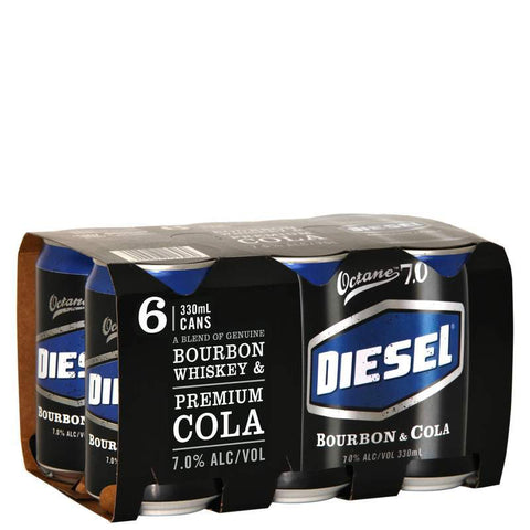 Diesel & Cola 7% 6x330ml Cans