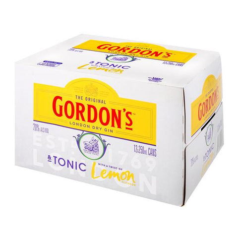 Gordons 7% 12x 250ml cans