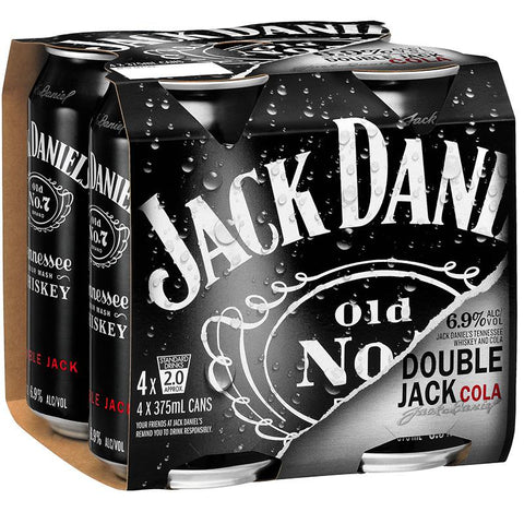 Jack Daniel Dbl Jack Cola 4x375ml Can