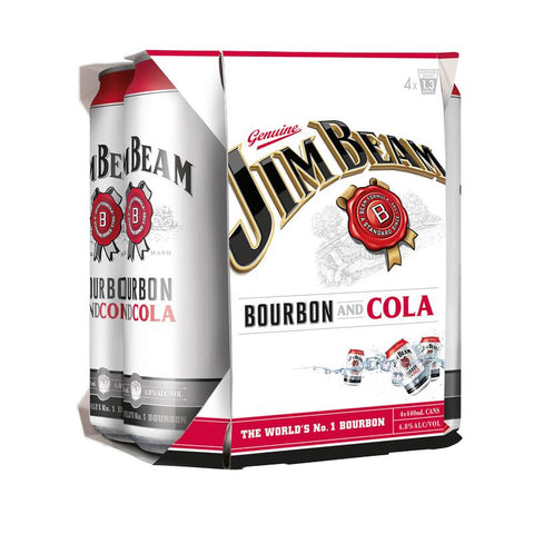 Jim beam white Cola 4x440ml-Cans