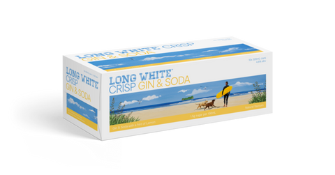 Longwhite Gin Lemon 10pk Cans