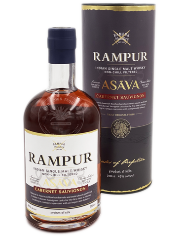RAMPUR ASAVA CABERNET SAUVIGNON INDIAN SINGLE MALT WHISKY 750ML